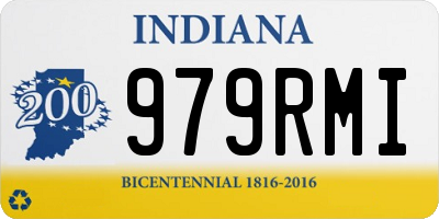 IN license plate 979RMI