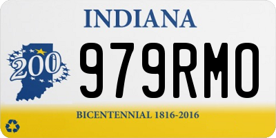 IN license plate 979RMO