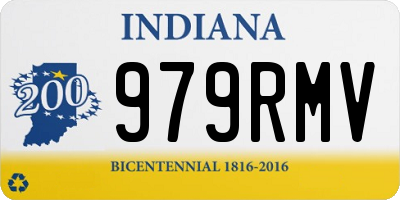 IN license plate 979RMV