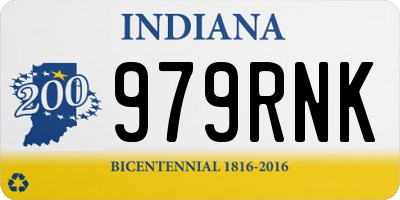 IN license plate 979RNK