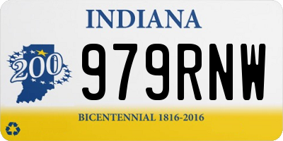 IN license plate 979RNW