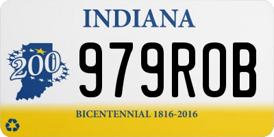 IN license plate 979ROB
