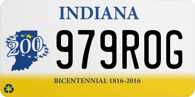 IN license plate 979ROG