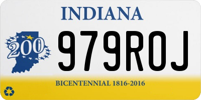 IN license plate 979ROJ