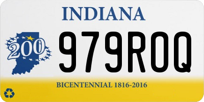 IN license plate 979ROQ