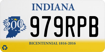 IN license plate 979RPB