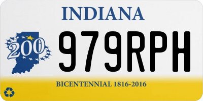 IN license plate 979RPH