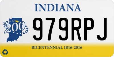 IN license plate 979RPJ