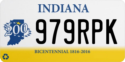 IN license plate 979RPK