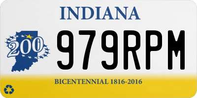 IN license plate 979RPM