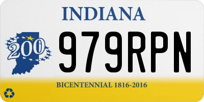 IN license plate 979RPN