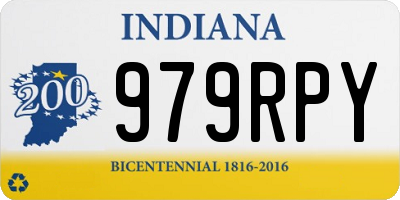 IN license plate 979RPY