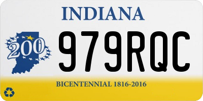 IN license plate 979RQC