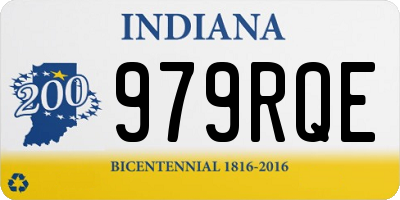 IN license plate 979RQE