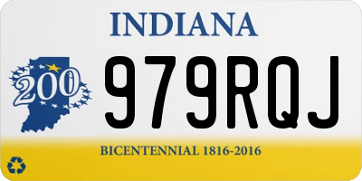 IN license plate 979RQJ
