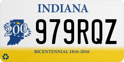 IN license plate 979RQZ