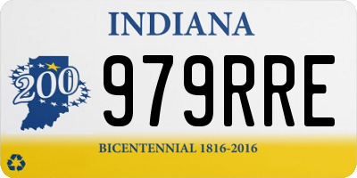 IN license plate 979RRE