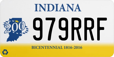IN license plate 979RRF