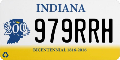 IN license plate 979RRH