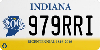 IN license plate 979RRI