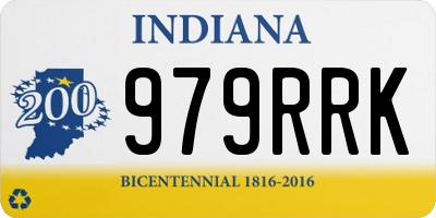 IN license plate 979RRK