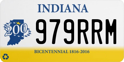 IN license plate 979RRM