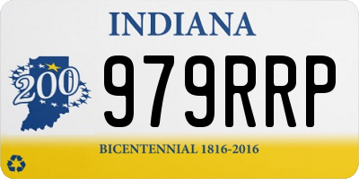 IN license plate 979RRP