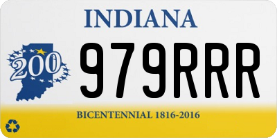 IN license plate 979RRR
