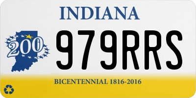 IN license plate 979RRS