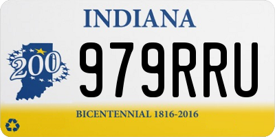 IN license plate 979RRU