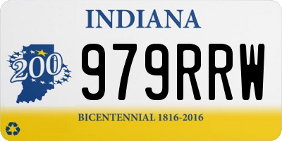 IN license plate 979RRW