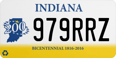 IN license plate 979RRZ