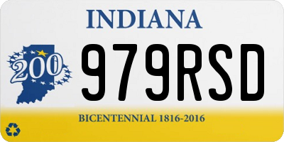 IN license plate 979RSD