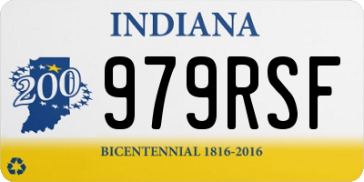 IN license plate 979RSF