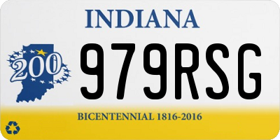 IN license plate 979RSG