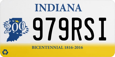 IN license plate 979RSI