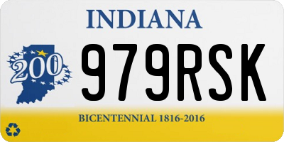 IN license plate 979RSK