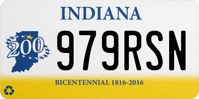 IN license plate 979RSN