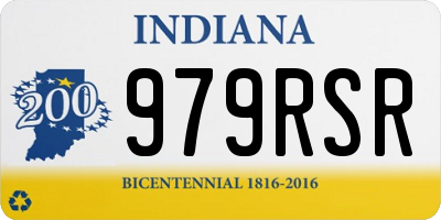 IN license plate 979RSR