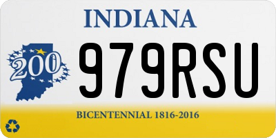 IN license plate 979RSU