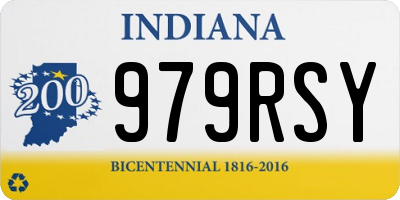 IN license plate 979RSY
