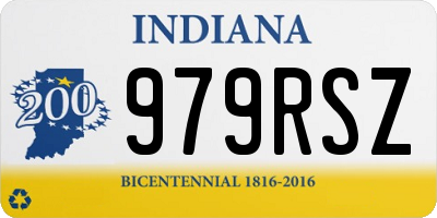 IN license plate 979RSZ