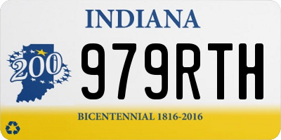 IN license plate 979RTH