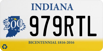 IN license plate 979RTL