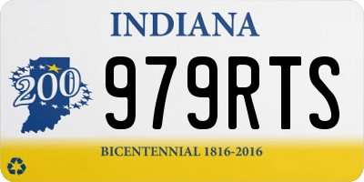 IN license plate 979RTS