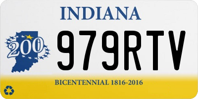 IN license plate 979RTV
