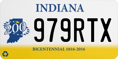 IN license plate 979RTX