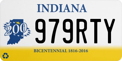 IN license plate 979RTY