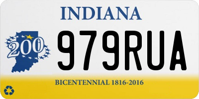 IN license plate 979RUA