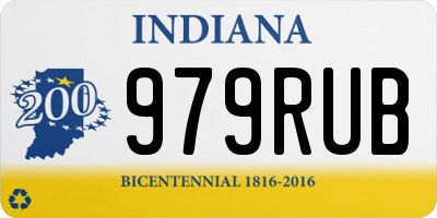 IN license plate 979RUB